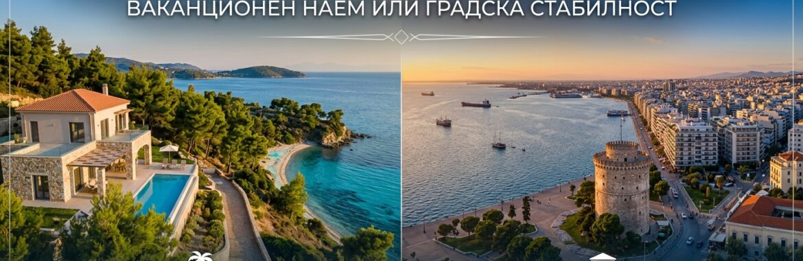 Къде да инвестирам в имот? Халкидики или гр. Солун